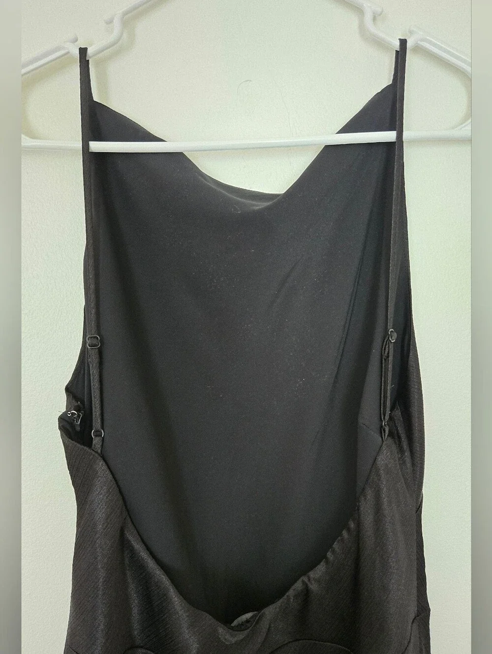 Abercrombie & Fitch Crinkle Satin Maxi Dress Size Large Tall
